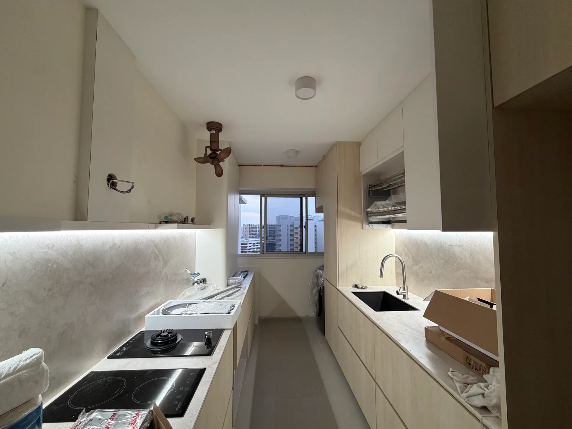Completed kitchen