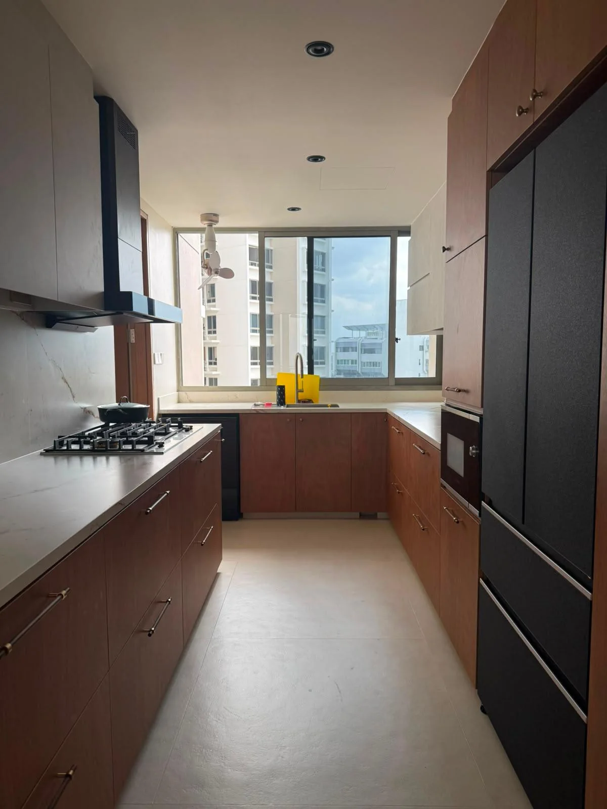 Completed timber kitchen